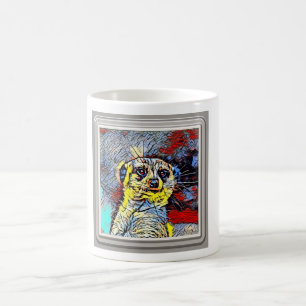 Farbkick - Meerkat Kaffeetasse