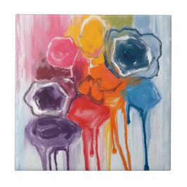 Farbklecks | Aquarellmaler Malend Fliese