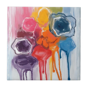 Farbklecks   Aquarellmaler Malend Fliese