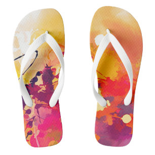Farbklecks Flip Flops