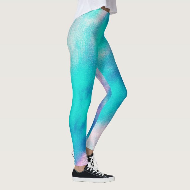 Farbklecks-Leggings  Leggings (Rechts)