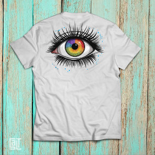 Farbkreis-Auge-Design Kunstpädagogik Farbtheorie  T-Shirt