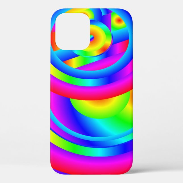 Farbkreise Case-Mate iPhone Hülle (Rückseite)