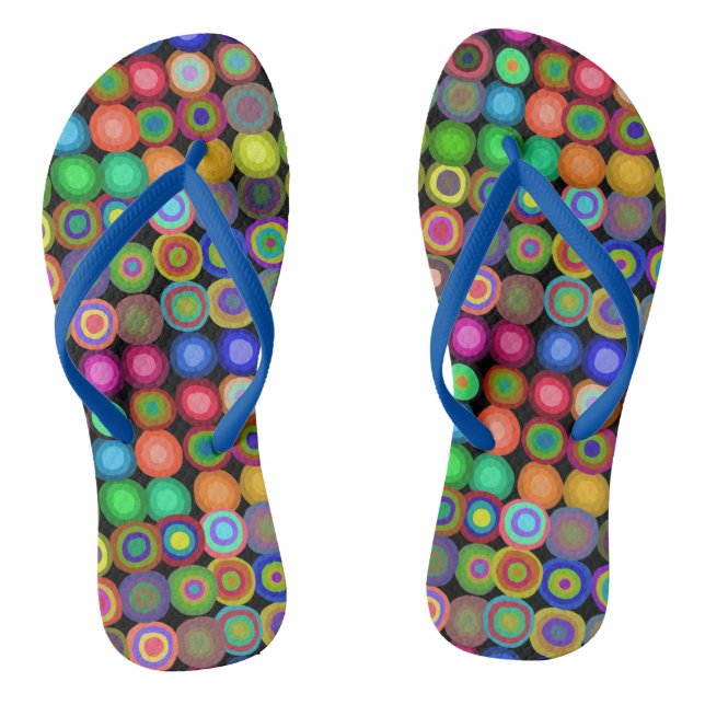 Farbkreise | Farblich Flip Flops (Fußbett)
