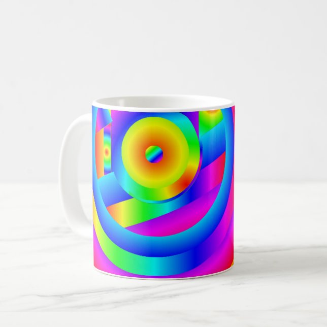 Farbkreise Kaffeetasse (Vorderseite Links)