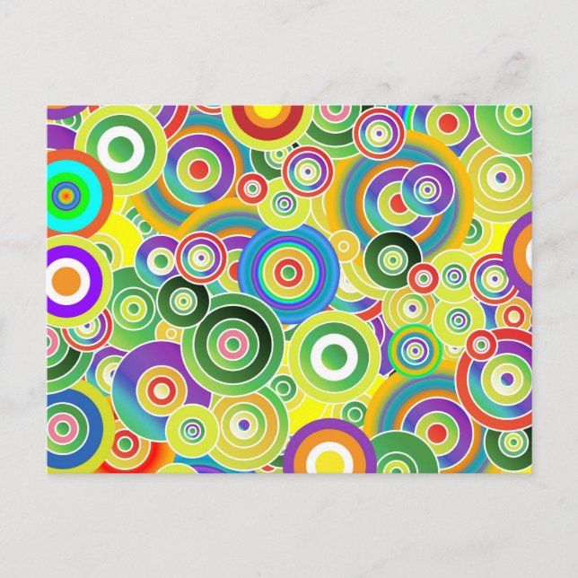 Farbkreise Postkarte (Vorderseite)