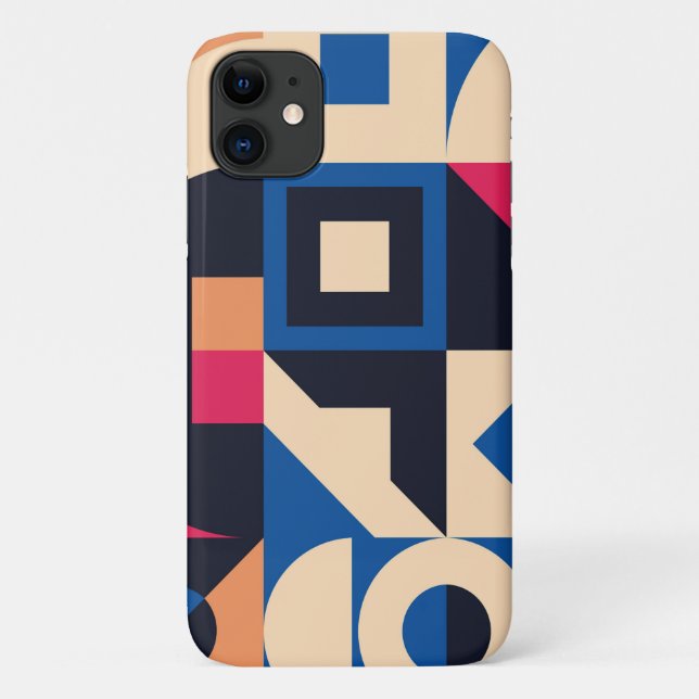 Farbkreisgeometrie Case-Mate iPhone Hülle (Rückseite)