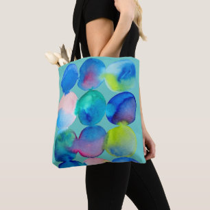 Farbkreismuster abstrakte Kunst coole Farbe Tasche