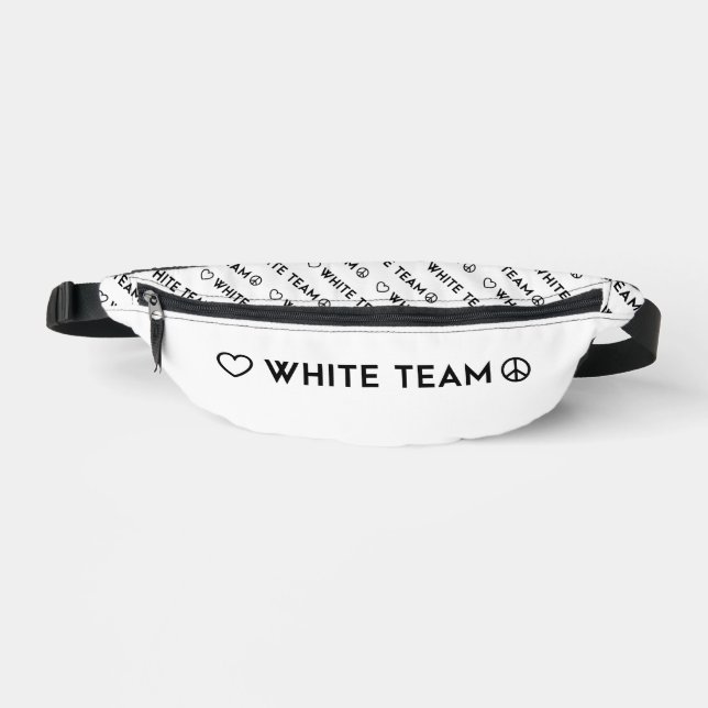 Farbkrieg Weißes Team Haarzubehör Bauchtasche (Vorderseite)