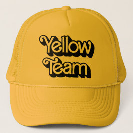 Farbkriegs-Gelben-Team Truckerkappe