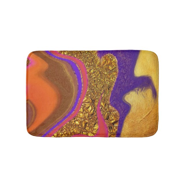 Farbkunst Badematte (Vorderseite)