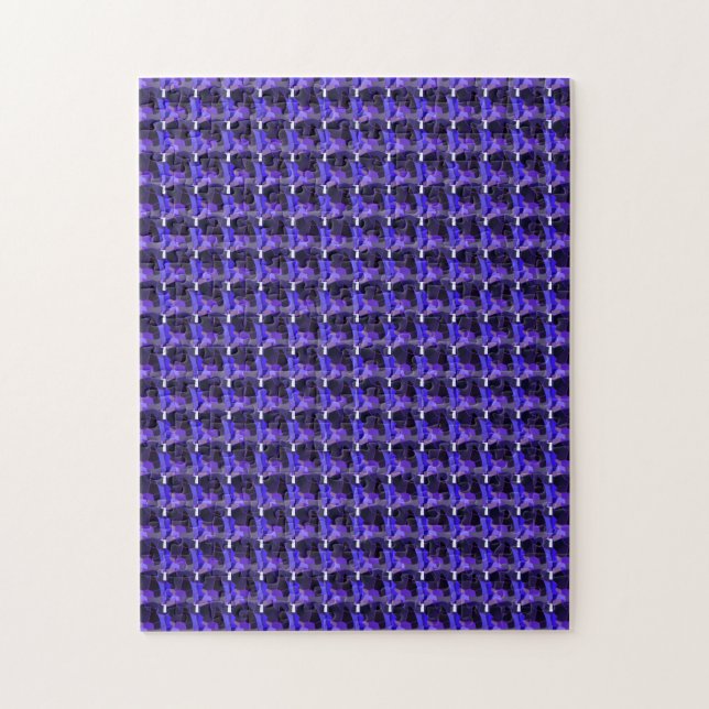 Farbkunst, blau (Vertikal)