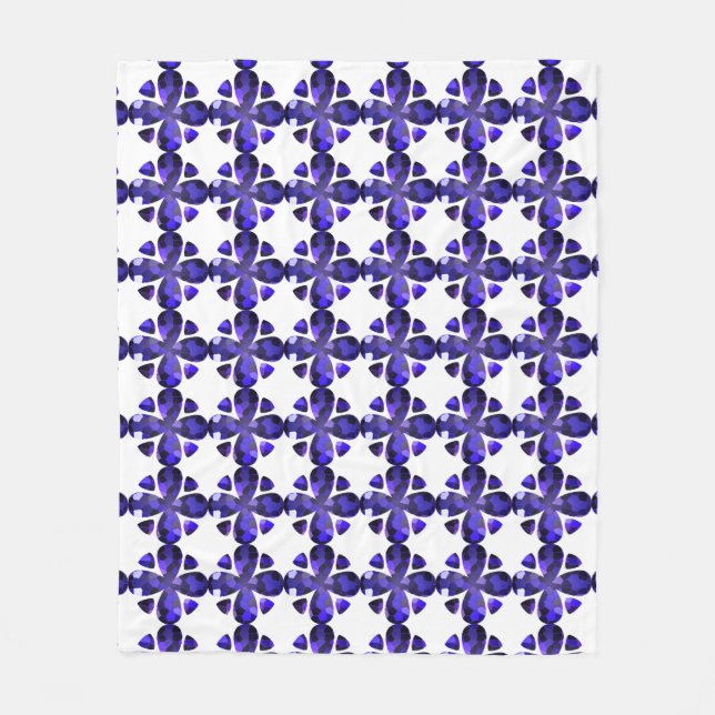 Farbkunst, blau fleecedecke (Vorderseite)