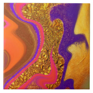 Farbkunst Fliese
