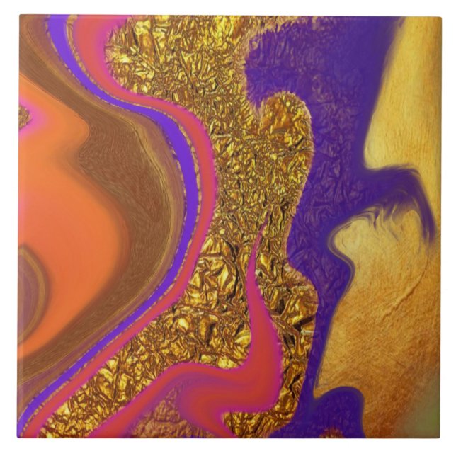 Farbkunst Fliese (Vorderseite)
