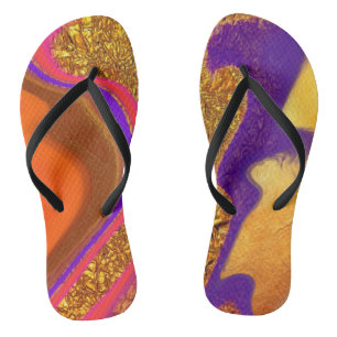 Farbkunst Flip Flops