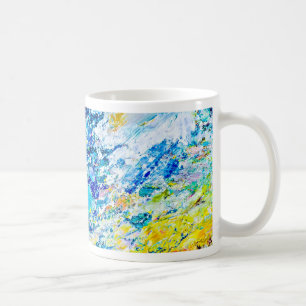 Farbkunst Kaffeetasse