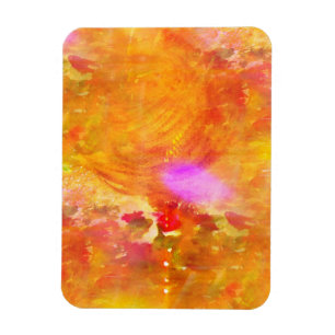 Farbkunst nahtloser Hintergrund gelb, orange Magnet
