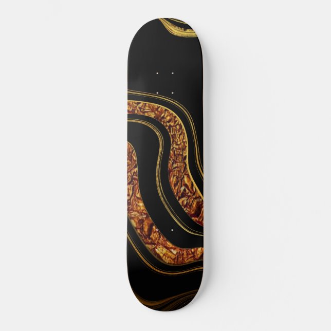 Farbkunst Skateboard (Vorderseite)
