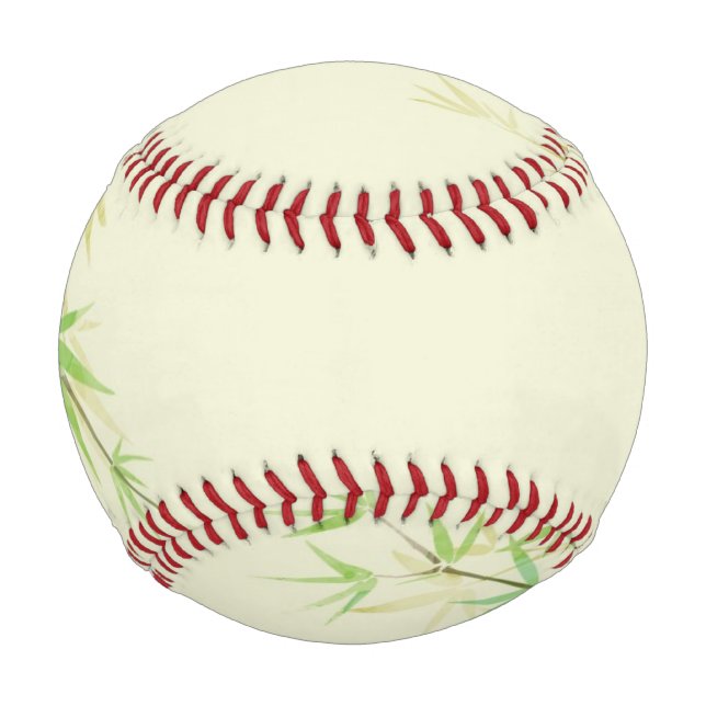 Farblackierte Aquarellkarte mit Wild-Stilistik Baseball (Vorderseite)