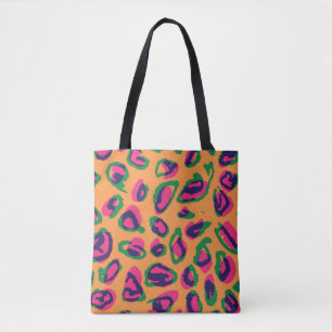 Farbleoparden-Illustrationstafel Tasche