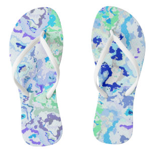 Farblich Abstrakt Flip Flops