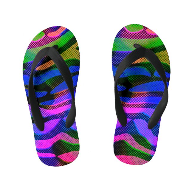 Farblich Abstrakt Kinderbadesandalen (Fußbett)
