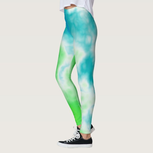 Farblich Abstrakt Leggings (Links)