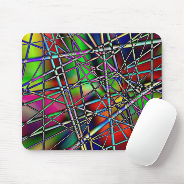 Farblich Abstrakt Mousepad (Mit Mouse)