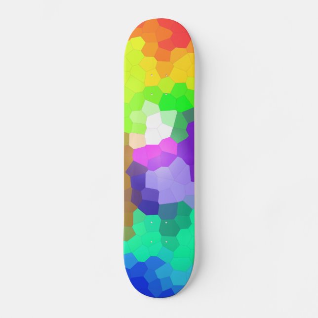 Farblich abstrakt skateboard (Vorderseite)