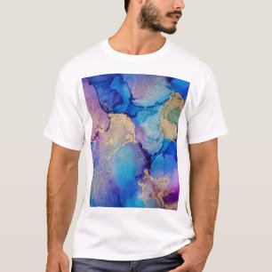 Farblich Abstrakt: Texturierte Ölgemälde. T-Shirt