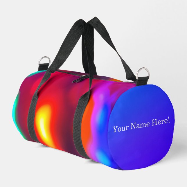 Farblich anpassbare Druckschneide-Nähtasche Duffle Bag (Linke Seite)