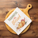 Farblich dankbar und gesegnet mit Kürbisgeschenk Geschirrtuch<br><div class="desc">Bestes Geschenk für Ihre Freunde und Familie,  Personalisierter Erntedank Text mit Herbstfarben dankbar und gesegnet. Alles Gute zum Erntedankfest. Ideen zum Dekorieren Sie Zuhause auf Erntedank</div>