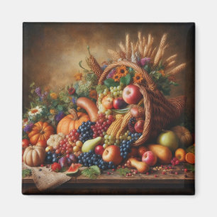 Farblich/Erntedank/Cornucopie/Fall Magnet