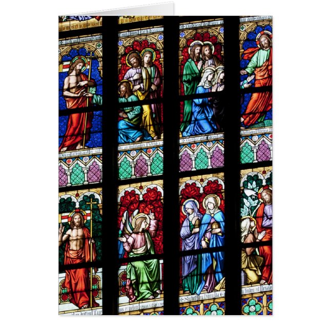 Farblich festes Glasfenster 2/3 (Vorne)