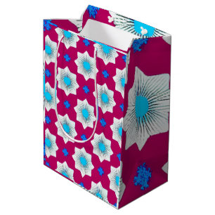 Farblich, geometrisch, cool, modern, trendig mittlere geschenktüte