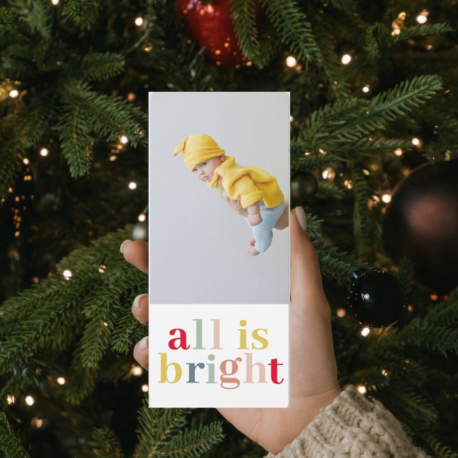 Farblich ist alles hell mit Foto | Happy Holidays (Von Creator hochgeladen)