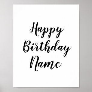 Farblich minimaler Zusatz des Bildnamens Poster