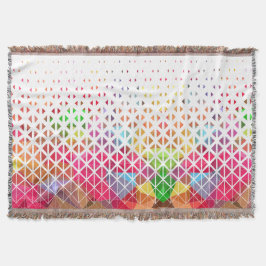 Farblich mit geometrischem Muster Decke