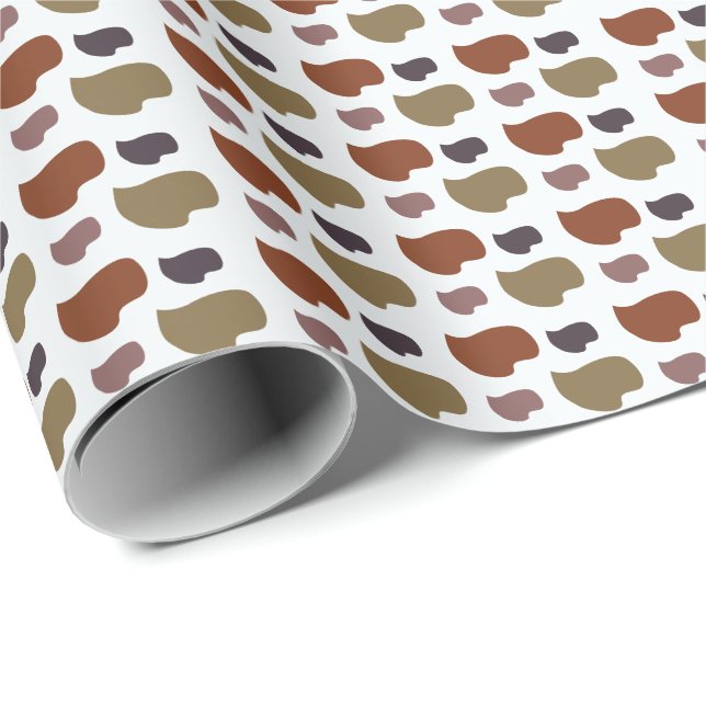 Farblich modern Abstrakt Geschenkpapier (Rolleneckpunkt)