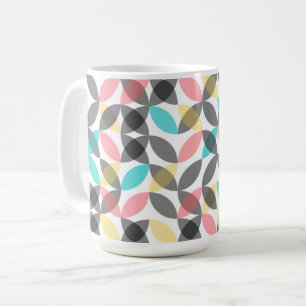 Farblich, modern, fröhlich, kreisförmig kaffeetasse