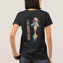 Farblich positiver Blick nach oben und nach vorne