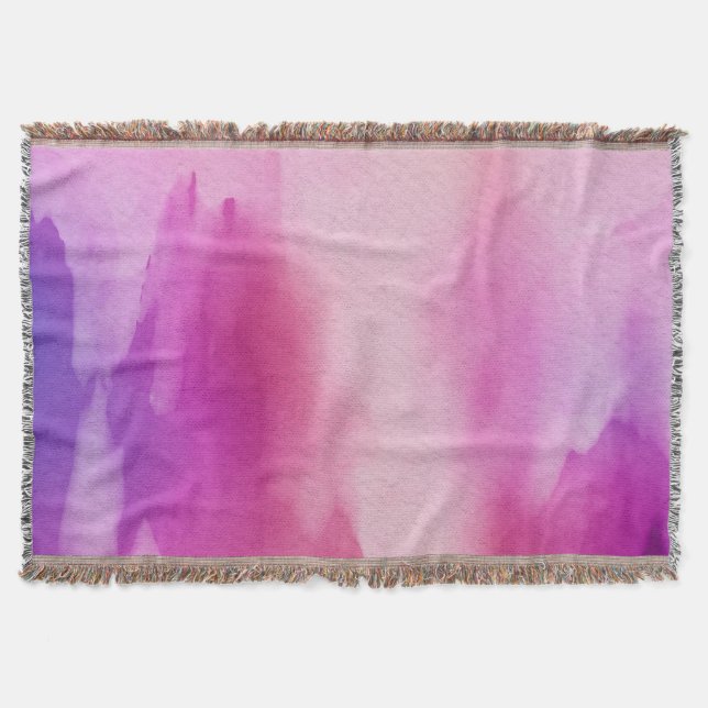 Farblich rosa und Lila Wasserfarbe Positiver Berei Decke (Vorderseite)