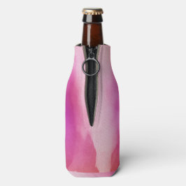 Farblich rosa und Lila Wasserfarbe Positiver Berei Flaschenkühler