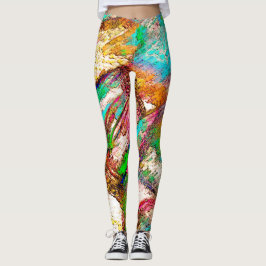 Farblich - rustikal und grob wie grob leggings