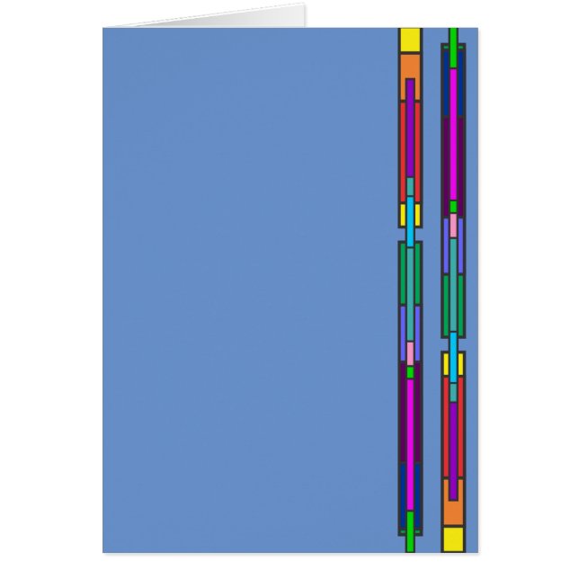 Farblich verklebtes Glas (Vorne)