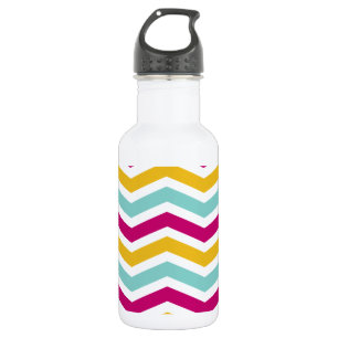 Farblich Zickzack Trinkflasche