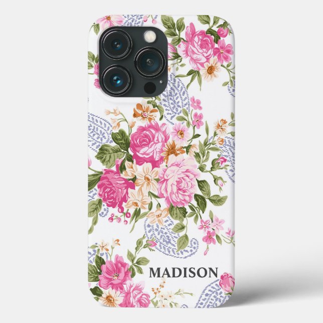 Farbliche Blume Case-Mate iPhone Hülle (Rückseite)