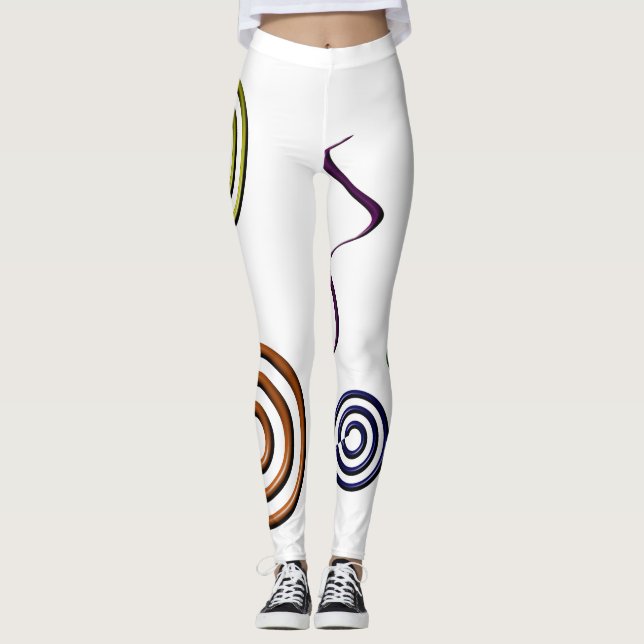 Farbliche Formen Leggings (Vorderseite)