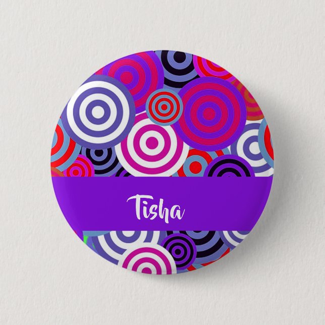 Farbliche Kreise Button (Vorderseite)